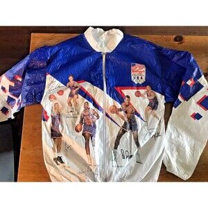 USA Dream Team Kelloggs Jacket Size Adult Small 1992 Olympics Basketball Tyvek